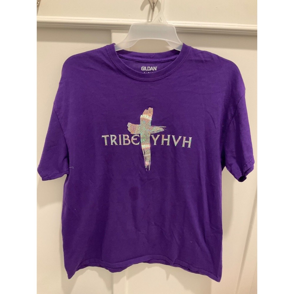 Vintage Gildan T-Shirt TRIBEYHVH Cross Sz XLarge